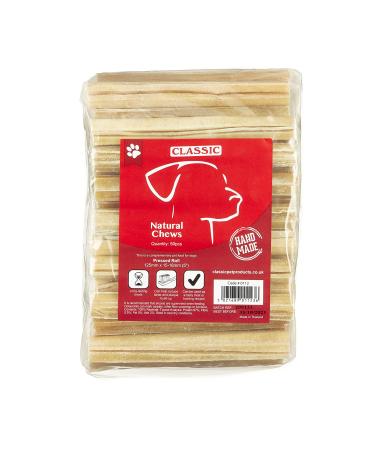 Classic Pet Products Rawhide Pressed Roll for Dogs 255 x 18 mm Pack of 25