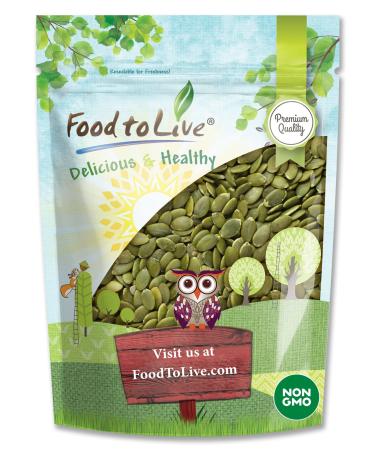 Raw Pepitas, 5 Pounds  Non-GMO Verified, Pumpkin Seed Kernels, Unsalted, No Shell, Vegan, Kosher, Keto, Bulk. Wholesome Snack. High in Protein, Essential Fatty Acids. Great for Baking, as a Topping. 5 Pound (Pack of 1)