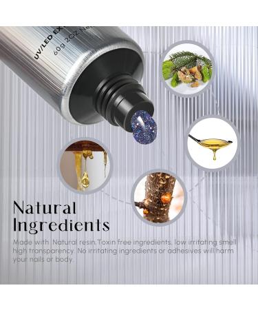 Buy Aokitec 60ml Nail Extension Gel (Diamond Violet) - UV Nail Polish for Salon & DIY | Best Acrylic & False Nail Assembly Gel - Buy Online on SooperMarket.com
