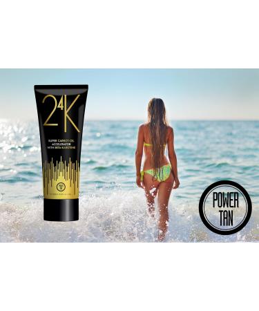 Power Tan 24K Super Carrot Oil Tanning Accelerator 250ml - Fast-Acting Sunbed Lotion - Buy Online on SooperMarket.com