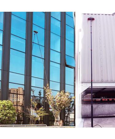 Water Fed Pole Kit Outdoor Window Cleaner Window Cleaning Tool Window Cleaning Pole Cleaning Brush Equipment Photovoltaic Panel Cleaning/18Ft/5.4M 35cm Brush Head 4M/13FT - Buy Online on SooperMarket.com