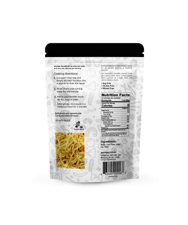 Wonder Noodles Spaghetti - Carb-Free Keto Pasta - Gluten-Free Kosher Vegan Zero Calories - 3 Packages (2 inner packs of 7oz each) | Ready to Eat - Buy Online on SooperMarket.com