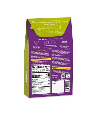 Keto Organic Konjac Penne Pasta - Zero Carb, Sugar & Gluten Free | Plant Based Vegan Diet | Konjac Flour & Oat Fiber | Healthy Instant Meal (200g) Pack of 6 - Buy Online on SooperMarket.com