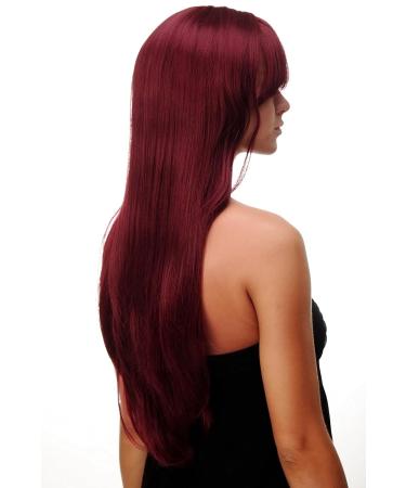 WIG ME UP - Long Garnet Red Wig 70cm | Sexy Straight Hair Perfect for International Shipping - Buy Online on SooperMarket.com