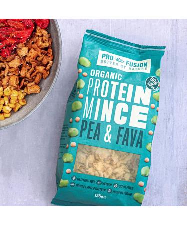 Profusion Organic Vegan Pea and Fava Protein Mince 125g - Plant-Based Meat Substitute - Buy Online on SooperMarket.com