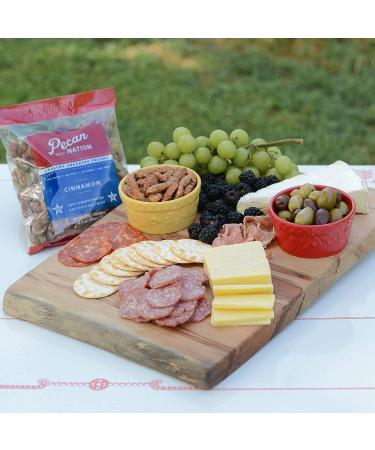 Cinnamon Flavored Roasted Pecan Halves - 16oz | Natural, Antioxidant-Rich, Non-GMO Snack - Buy Online on SooperMarket.com