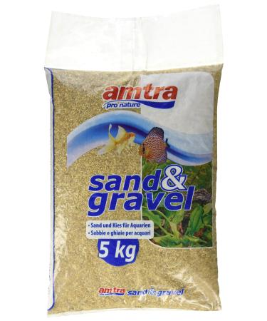 Croci Amtra Pro Nature Sand and Gravel Substrate 5 kg (Packaging may vary) Amber