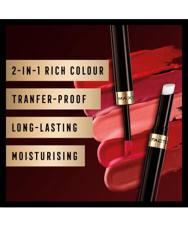 Max Factor Lipfinity Long-Lasting Two Step Lipstick - 40 Vivacious 4.2g 2 Count - Buy Online on SooperMarket.com