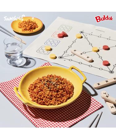Samyang Hot Spicy Chicken Ramen Noodle Combo (Carbonara 5 Packs & Cheese 5 Packs) - Buy Online on SooperMarket.com