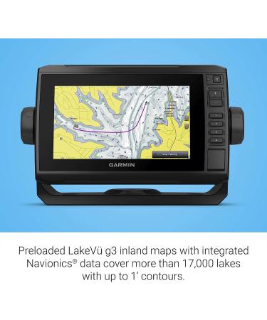 Garmin ECHOMAP UHD 73cv  7" Keyed-Assist Chartplotter with U.S. LakeVu g3 and GT24UHD-TM transducer - Buy Online on SooperMarket.com