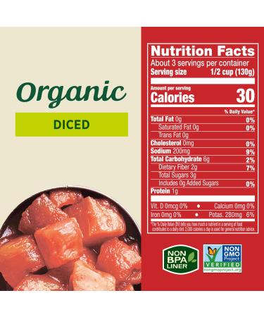 Hunt's Organic Diced Tomatoes 14.5 oz - Keto Friendly - Buy Online on SooperMarket.com