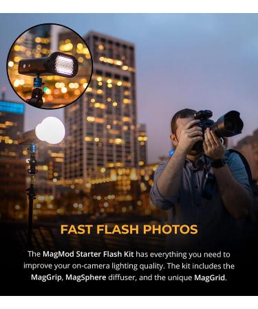 MagMod Starter Flash Kit - Essential Tools for Fast, Easy, and Awesome Flash Photography - Buy Online on SooperMarket.com