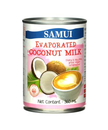 Samui Thai Evaporated Coconut Milk on Tin 360ml
