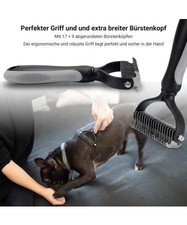 Finopet 3 Set: Dog & Cat Brushes XL Lint Roller & Tick Tongs - Ultimate Pet Grooming Kit for Long Hair & Undercoat - Buy Online on SooperMarket.com
