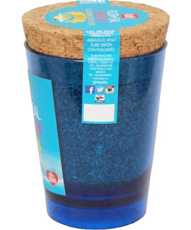 Fleur de Sel of Chapuline to the Lemon Protein10% Low Sodium 10% Unbreakable Tumbler with 250 g(8.8oz) for Beer Tequila Mezcal Cocktails & Gourmet Saucers. The Caviar of Salt - Buy Online on SooperMarket.com