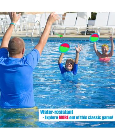 Ayeboovi Toss and Catch Ball Set - 4 Paddles & Balls - Outdoor Yard Game for Kids - Easter Gift - Upgraded Version - Buy Online on SooperMarket.com