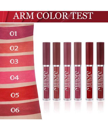 OKENTEN 6 Colors Matte Lipstick Set - Long-Lasting & Waterproof Lipsticks - Nude Lipstick Makeup Gift Set - 25(01) - Buy Online on SooperMarket.com
