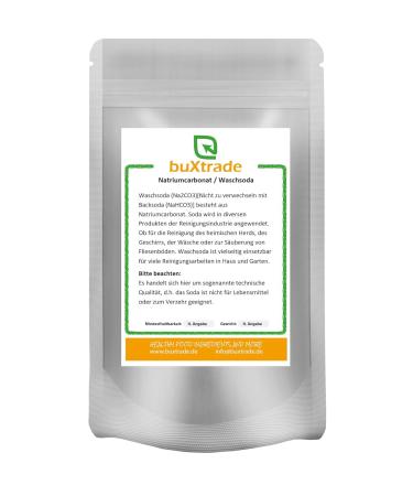 Buy Sodium Carbonate Washing Soda (Na2CO3) 250g & More Sizes | International Shipping Available - Buy Online on SooperMarket.com