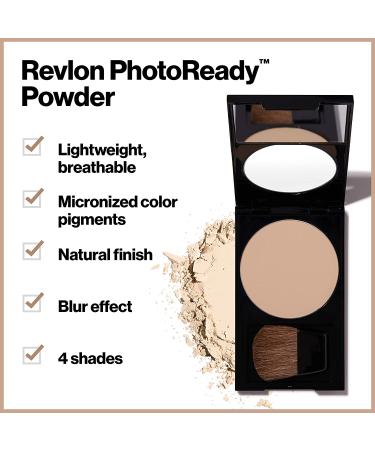 Revlon PhotoReady Blurring Face Powder - Longwear Medium-Full Coverage, 020 Light/Medium, 0.30 Oz - Buy Online on SooperMarket.com