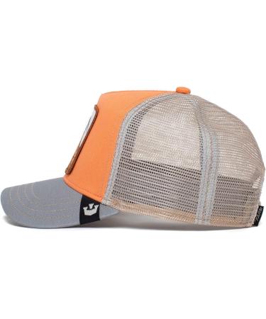Goorin Bros. Unisex The Farm Mesh Trucker Hat - Adjustable Coral Baseball Cap | Perfect Goat Gift - Shop Internationally! - Buy Online on SooperMarket.com