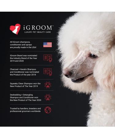 iGroom All-In-One Dog Shampoo + Conditioner 16 oz - Luxury Pet Beauty Care for All Coat Types - Hydrating & Conditioning Formula Made in USA - Buy Online on SooperMarket.com