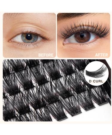 Buy Bodermincer 120pcs D Curl Mixed Eyelashes - Professional Individual Cluster for Home Extensions (8-10-12-14-16mm - Buy Online on SooperMarket.com