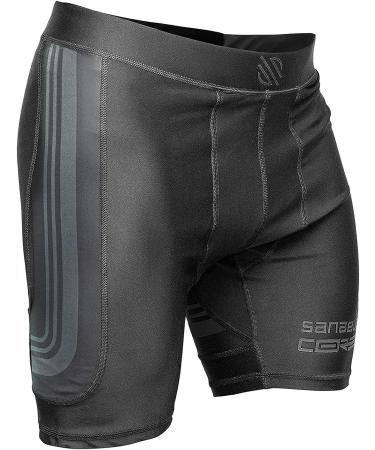 Sanabul Core Compression Combat Shorts - Gun Metal Medium | Shop Now - Buy Online on SooperMarket.com