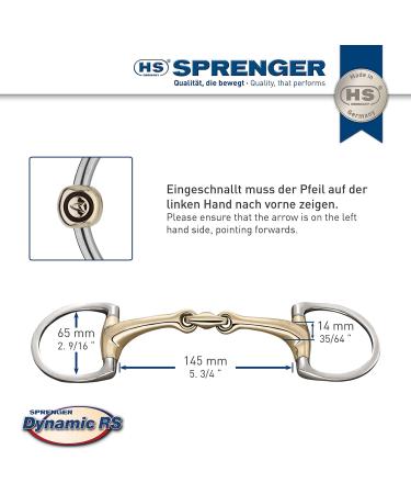 Buy SPRINGER 4041414578 Dynamic RS Bit Sensogan 78 | International Shipping Available | High-Quality Equestrian Gear - Buy Online on SooperMarket.com