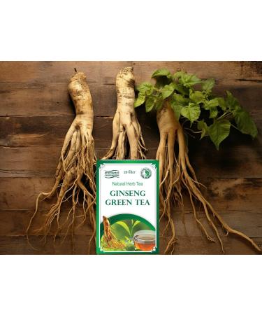 Dr Chen Ginseng Root with Green Tea Traditional Natural Herbal Blend 20 Teabags - Buy Online on SooperMarket.com