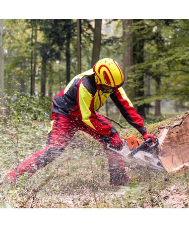 Protos Integral ARBORIST Helmet - Black and Neon Red - Buy Online on SooperMarket.com