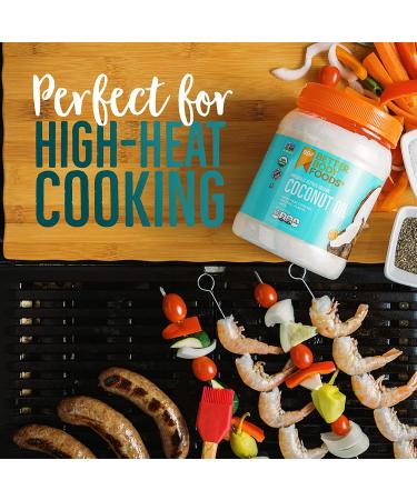 BetterBody Foods Organic Coconut Oil - Refined, Neutral Flavor, Non-GMO Cooking Oil 56 oz - Buy Online on SooperMarket.com