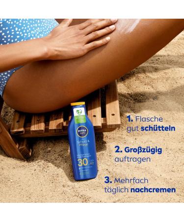NIVEA Sun Lait Solaire SPF 30 250ml - Broad Spectrum Sunscreen - Buy Online on SooperMarket.com