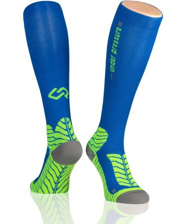 Sport Compression Stocking Runattack - High Performance 18-21mmHg Running Sock Size 35-38 Ocean Blue | International Shipping Available - Buy Online on SooperMarket.com