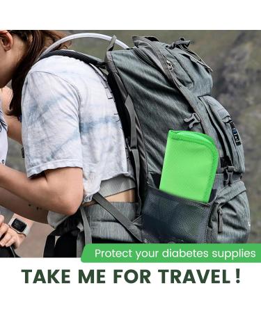 rumoe Insulin Cooler Travel Case Diabetic Medication Organizer Cooler Bag Green - Buy Online on SooperMarket.com