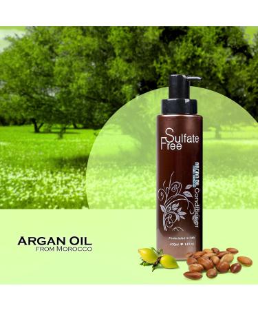 Sulfate Free Moroccan Argan Oil Conditioner - Repair and Hydrate Dry, Frizzy Hair - Safe for Color and Keratin Treated Hair - Professional Formula - Buy Online on SooperMarket.com