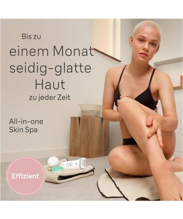 Braun Silk- pil 7 SkinSpa All-in-One Set | Best Epilator & Hair Remover for Women | Long-Lasting Hair Removal & Massage Attachment - White/Silver - Buy Online on SooperMarket.com
