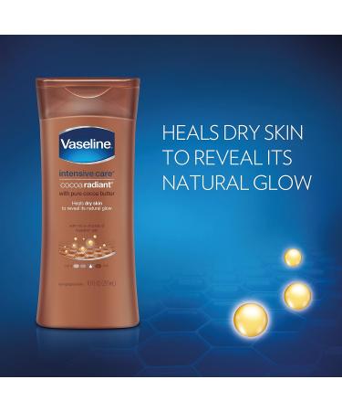 Vaseline Intensive Care Cocoa Radiant Body Lotion - 20.3 oz | Moisturizing & Nourishing Skincare | International Shipping Available - Buy Online on SooperMarket.com