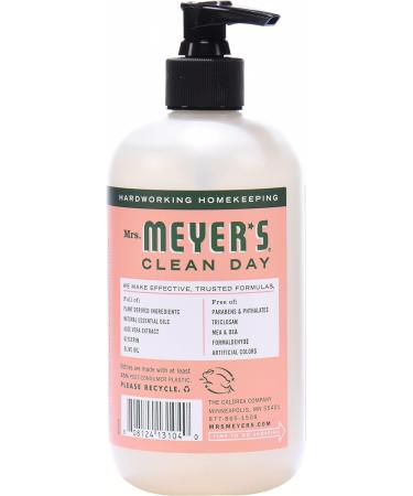 Mrs. Meyer's Geranium Hand Soap 12.5 fl. oz - Pack of 6 | Biodegradable Formula with Essential Oils - Buy Online on SooperMarket.com