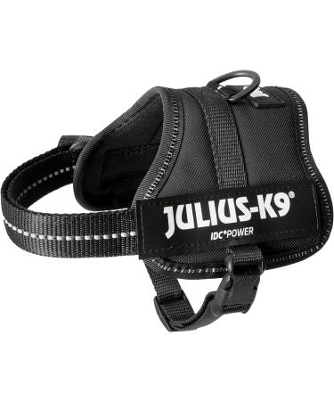 K9 Powerharness 2XS/Baby 2 in Black - Premium Dog Harness for Ultimate Comfort and Control - Buy Online on SooperMarket.com