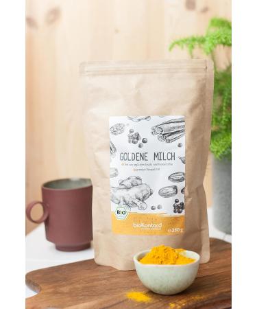 Golden Milk Powder ORGANIC 250g - Sugar-Free Turmeric Latte Mix | bioKontor - Buy Online on SooperMarket.com