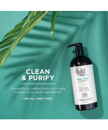 Soapbox Tea Tree Shampoo - Sulfate, Paraben, and Silicone Free, Color Safe, Vegan Hair Shampoo - 33.8 oz - Buy Online on SooperMarket.com