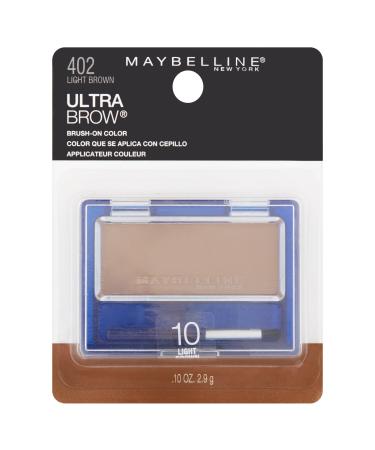 Maybelline New York Ultra-brow Brow Powder 10 Light Brown 0.1 Ounce Pack of 2