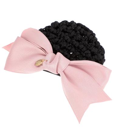 GALPADA 1pc Flower Head Vintage Hair Clips Professional Hair Clips Crochet Hook Lady Gift Hair Clips for Women Beaded Women Bun Cover Hair Bun Cover Buns Fabric Office Mesh Mirror Pink