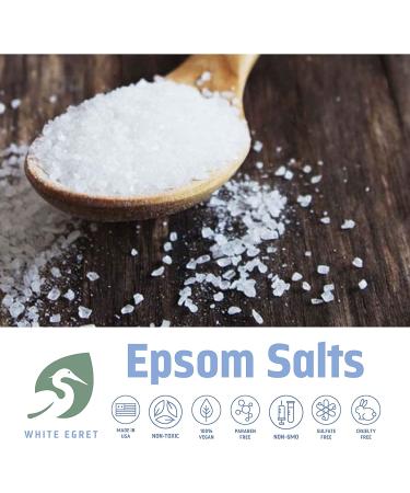 White Egret Epsom Salt 2 oz - Premium Personal Care & Relaxation - Buy Online on SooperMarket.com