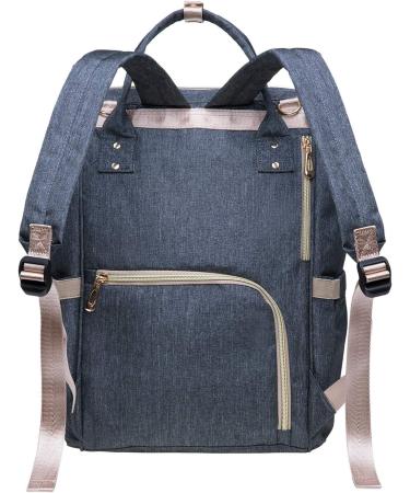 Caucko Baby Diaper Bag with Stroller Hook - Multifunctional Nylon Travel Backpack Large Capacity with Multiple Compartments - Gray (KT01-4) - Buy Online on SooperMarket.com