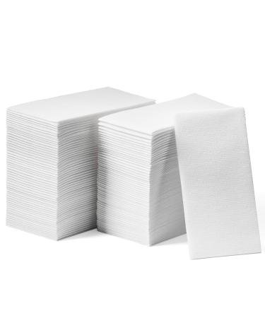 Lintext Disposable Linen-Feel Guest Towels - 12" x 17" Cloth-Like Hand Towels - Soft And Absorbent Paper Napkin For Bathroom, Kitchen, Or Event Extra-Soft - Pack of 200