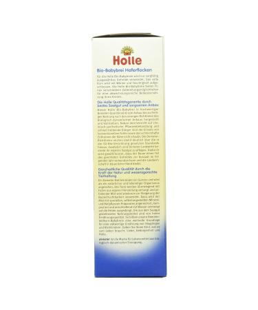 Holle Organic Baby Porridge Oatmeal - Nutrient-Rich 250g | International Shipping Available - Buy Online on SooperMarket.com