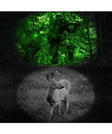 DARKBEAM IR-940nm Infrared Mini Flashlight for Night Vision Scope - Rechargeable Tactical Illuminator Kit for Hunting & Observation | Portable & Zoomable with Clip for Concealed Use - Buy Online on SooperMarket.com