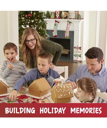 DIY Gingerbread House Kit with Candies, Icing, and Holiday Stickers - Fun Holiday Activity - Buy Online on SooperMarket.com