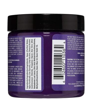 Manic Panic Electric Amethyst Hair Dye - Medium Violet Purple - Vegan & Ammonia-Free - 4 fl oz - Buy Online on SooperMarket.com